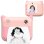 Klack Cámara para Niños Digital de Impresión Instantánea sin Tinta en Papel Térmico Rosa