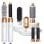 Klack Cepillo de Aire Caliente Moldeador 5 en 1 Voluminizador Ondulacion Alisador Blanco/Dorado