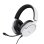 Auriculares Trust GXT 489 Fayzo con cable USB y jack 3,5 mm para gaming, micrófono extraíble, negros y blancos