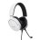 Auriculares Trust GXT 489 Fayzo con cable USB y jack 3,5 mm para gaming, micrófono extraíble, negros y blancos
