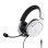 Auriculares Trust GXT 489 Fayzo con cable USB y jack 3,5 mm para gaming, micrófono extraíble, negros y blancos