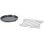 Severin MW 7777 Microondas 3 en 1 Base de Cristal de Grill y Convección 25L 900W Acero Inoxidable