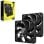 Corsair iCUE LINK RX140 Starter Kit 2 Ventiladores Suplementarios PWM Negros