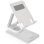 Support de bureau TooQ Hermes Luna blanc pour smartphone ou tablette 12,9 pouces rotatif