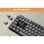 Keychron K3 Max Teclado Mecánico Gaming RGB Gateron Red Hot-Swap Gris