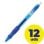 BIC 829158 stylo à bille Bleu Stylo à bille rétractable avec clip 12 pièce(s)