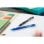 BIC 829158 stylo à bille Bleu Stylo à bille rétractable avec clip 12 pièce(s)