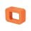 Custodia in spugna galleggiante, custodia in spugna galleggiante Ksix per Gopro Hero 5 arancione