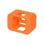 Ksix Funda Esponja Flotante para GoPro Hero 5 Session Naranja