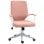 Vinsetto Silla De Oficina Giratoria Con Reposabrazos 62x69x92-100 Cm Rosa