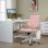 Vinsetto Silla De Oficina Giratoria Con Reposabrazos 62x69x92-100 Cm Rosa