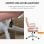 Vinsetto Silla De Oficina Giratoria Con Reposabrazos 62x69x92-100 Cm Rosa