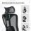 Vinsetto Silla De Oficina De Malla Reposacabezas Ajustable 70x66x120-128cm Negro