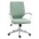 Vinsetto Silla De Oficina Giratoria Con Reposabrazos 62x69x92-100 Cm Verde
