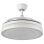 Fabrilamp Esparta Ventilador de Techo con Aspas Retráctiles y Luz LED 59W Blanco