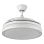 Fabrilamp Esparta Ventilador de Techo con Aspas Retráctiles y Luz LED 59W Blanco