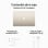 Apple MacBook Air Apple M M3 Computer portatile 38,9 cm (15.3") 16 GB 512 GB SSD Wi-Fi 6E (802.11ax) macOS Sonoma Beige