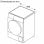Balay 3SC386B Secadora de Condensación Carga Frontal 8Kg B Blanca