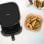 Cecotec Cecofry Pixel 2500 Friggitrice Senza Olio 2.5L 1200W Nero + Confezione Carta Accessori S 150 Carte per Friggitrice Ad Aria