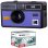 Kodak Pack Kodak i60 Cámara Analógica Reutilizable + Película ISO 100 de 36 Exposiciones Azul