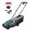 Conjunto cortador de grama a bateria PowerMax 32/18V P4A Recomendado para área de 200 m² máx. Largura de corte 32cm Capacidade do cesto 30 l Alimentação Bateria; 18V Li-Ion / 4 Ah Peso 10,2 kg Bateria e carregador incluídos