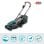 Conjunto de cortador de grama Gardena PowerMax 37/36 V P4A + 2 baterias de íon de lítio de 18 V 4 Ah + carregador