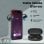 Promate Aerotune Open Ear Auriculares Deportivos Bluetooth 5.2 con Estuche de Carga Negro