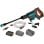 Gardena AquaClean 24/18V P4A Hochdruckreiniger Kompakt Akku 250 l/h Schwarz, Blau, Orange