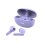 CASQUE IN-EAR BLUETOOTH TRUST YAVI 25297 LILAS ENC BASE DE CHARGEMENT USB-C COMMANDE TACTILE 23h