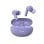 CASQUE IN-EAR BLUETOOTH TRUST YAVI 25297 LILAS ENC BASE DE CHARGEMENT USB-C COMMANDE TACTILE 23h