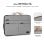 Subblim Air Padding 360 Sleeve Hellgrau für 13,3-14" Laptop