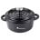 Cocotte ronde en grès noir Masterpro (12,8 X 10 X 4,5 Cm)