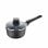 Topf mit Deckel San Ignacio Bistro SG6424 mattschwarzes Aluminium (ø 16 x 8 cm)