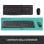 Logitech Desktop MK120 Tastatur Maus enthalten USB QWERTY Italienisch Schwarz