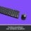 Logitech MK220 Combo Teclado y Ratón Inalámbricos Negros Teclado Italiano