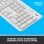 Logitech MK295 Silent Wireless Combo Teclado + Ratón Inalámbrico Blanco Teclado Italiano