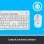 Logitech MK295 Silent Wireless Combo Teclado + Ratón Inalámbrico Blanco Teclado Italiano
