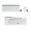 Logitech MK470 Combo Teclado + Ratón Inalámbricos Blancos Teclado Italiano
