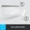 Logitech MK470 Combo Teclado + Ratón Inalámbricos Blancos Teclado Italiano