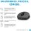 Mouse HP 150 Wireless 2,4 GHz 1600 DPI Ambidestro Nero 3 Pulsanti