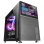 Mars Gaming MC-LCD Torre Custom Micro-ATX Vidro Temperado e Painel LCD IPS 8" Modular Preta