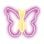 Forever Neon Led Light Butterfly Pink