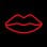 Forever Neon Led Light Lips Rosso Bat+usb