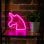 Forever Neon Led Light Licorne Rose Chauve-Souris+usb