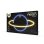 Forever Neon Led Light Saturn Giallo Blu Bat+usb