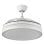 Fabrilamp Esparta Ventilador de Techo DC 3 Aspas, Mando y Temporizador 72W 6120LM Blanco