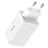 Baseus GaN5 Pro 3 Cargador de Pared Carga Rápida 65W Blanco