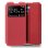 Custodia Flip Cover tinta unita rossa per Samsung A356 Galaxy A35 5G