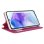 Cool Funda Flip Cover Liso Rosa para Samsung A556 Galaxy A55 5G