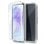 Cool Capa de silicone frontal + traseira transparente 3D para Samsung A556 Galaxy A55 5G